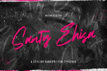 Santy Ehisa font