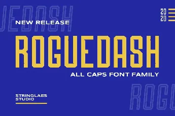 Roguedash font