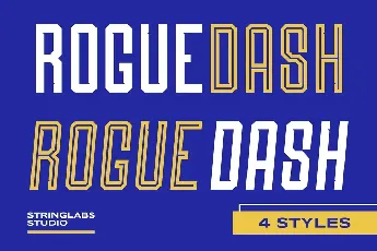 Roguedash font