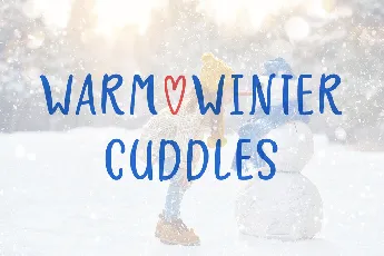 Warm Winter Cuddles font