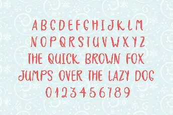 Warm Winter Cuddles font