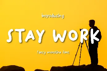 Stay work font