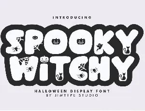 Spooky Witchy DEMO font