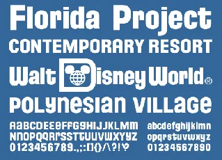 Florida Project Phase font