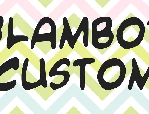 Blambot Custom font