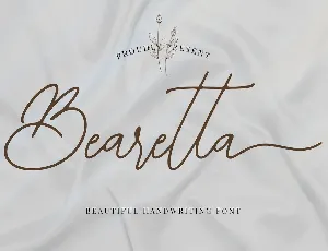 Bearetta font