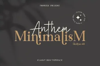 Anthem Minimalism font