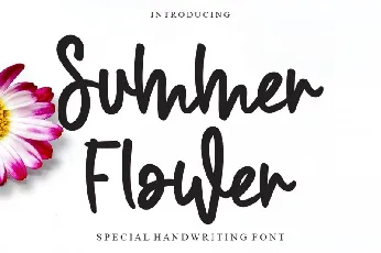 Summer Flower font