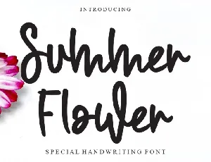 Summer Flower font