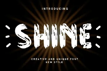 Shine Brush font