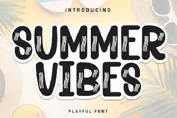 Summer Vibes Display font