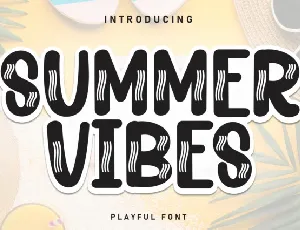 Summer Vibes Display font