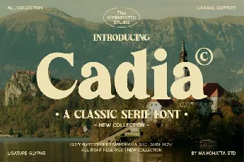 Cadia font