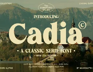 Cadia font