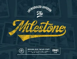 Milestone font