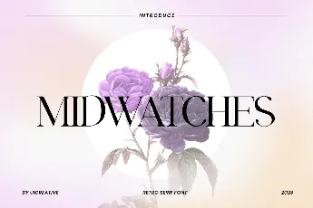 MIDWATCHES font