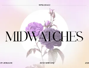 MIDWATCHES font