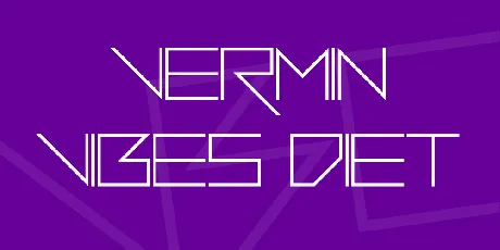 Vermin Vibes Diet font