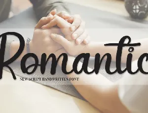 Romantic Script font