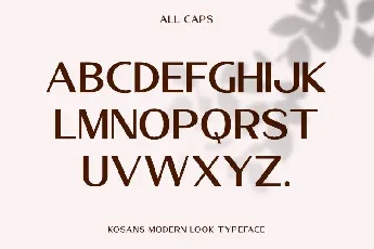 Kosans font