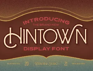 Hintown font