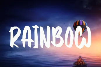 Island Rainbow font