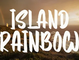 Island Rainbow font