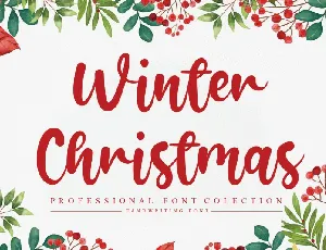 Winter Christmas Script font