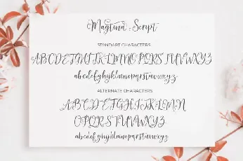 Magtina Script Duo font