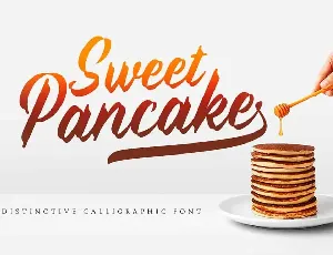 Sweet Pancake Script font