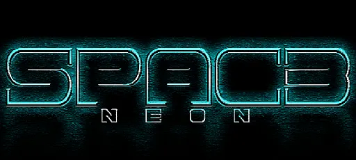 Spac3 neon font