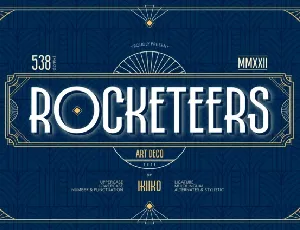 Rocketeers Typeface font