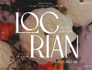 Locrian font