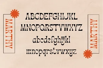 Marthy font