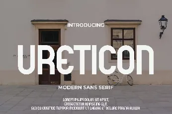 Ureticon font