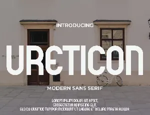 Ureticon font