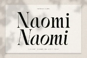 Naomi font