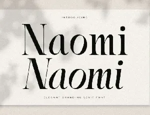 Naomi font