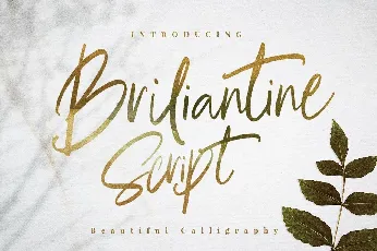 Briliantine Script font