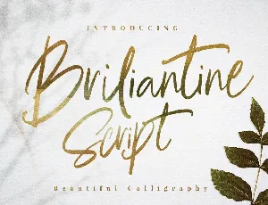 Briliantine Script font