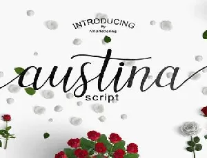 Austina font