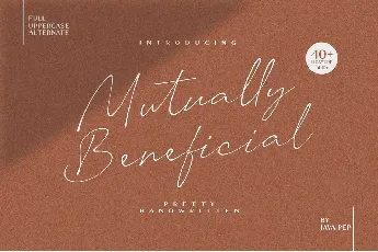 Mutually Beneficial font