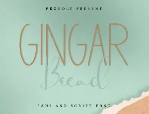 Gingar Bread Demo font