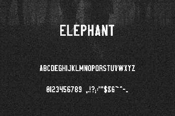 Elephant font