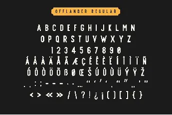 Offlander font
