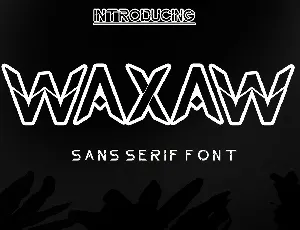 Waxaw font