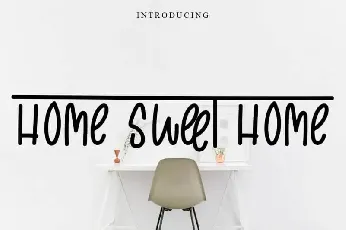 Home Sweet Home Handwritten font