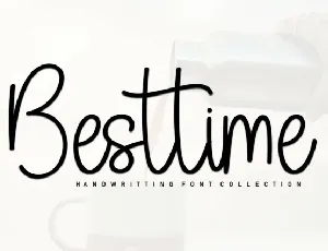 Besttime Script font