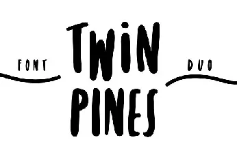 Twin Pines Duo font