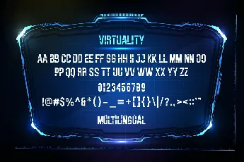 Virtuality font